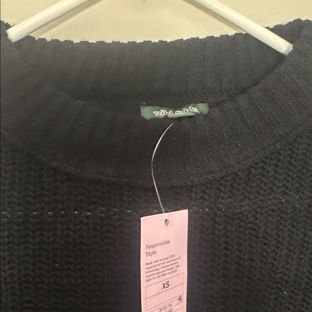 👓Wild Fable Black Knit Pullover👓 - Picture 4 of 5